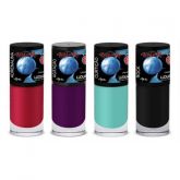 Kit 4 Esmaltes Ludurana Cremosos Rock in Rio