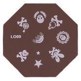 Placa para carimbo Nail Art Stamp LO-09