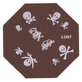 Placa para carimbo Nail Art Stamp LO-07