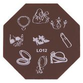 Placa para carimbo Nail Art Stamp LO-12
